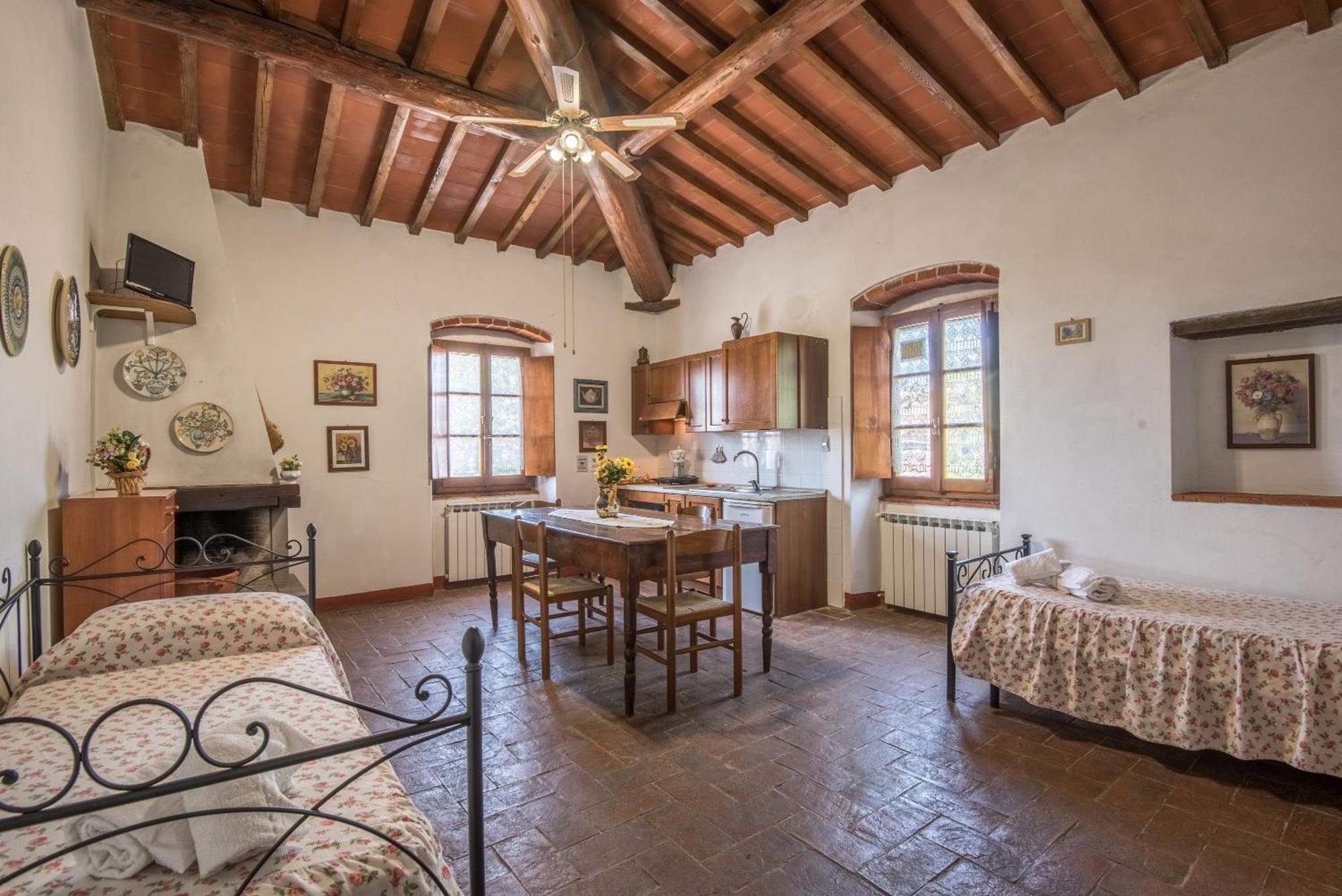 Poggio Primo - Bilocale Brando Villa Castiglion Fibocchi Bagian luar foto