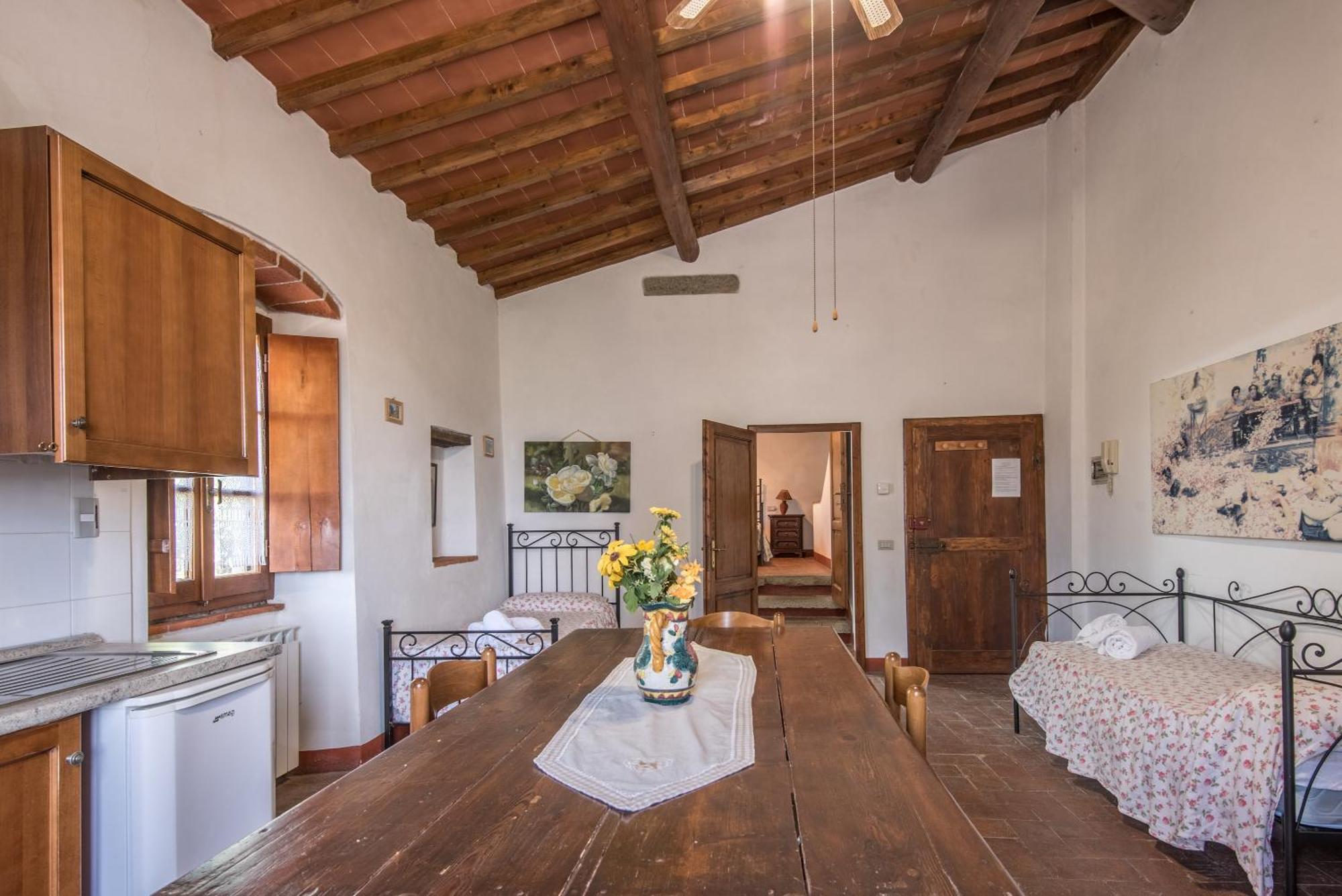 Poggio Primo - Bilocale Brando Villa Castiglion Fibocchi Bagian luar foto