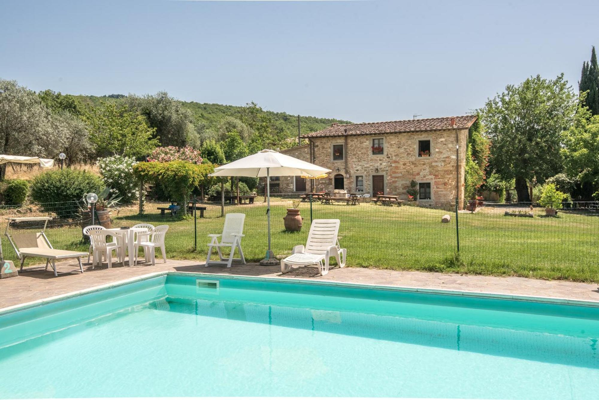 Poggio Primo - Bilocale Brando Villa Castiglion Fibocchi Bagian luar foto
