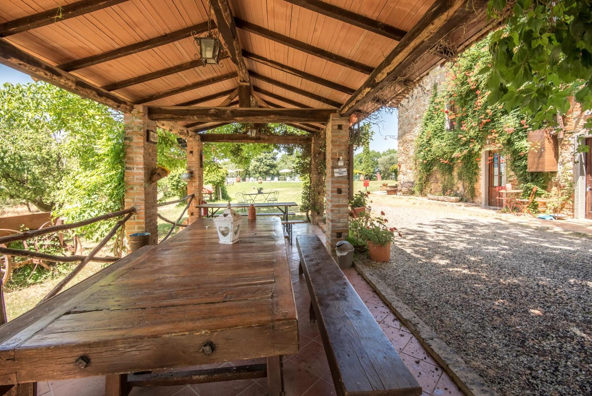 Poggio Primo - Bilocale Brando Villa Castiglion Fibocchi Bagian luar foto