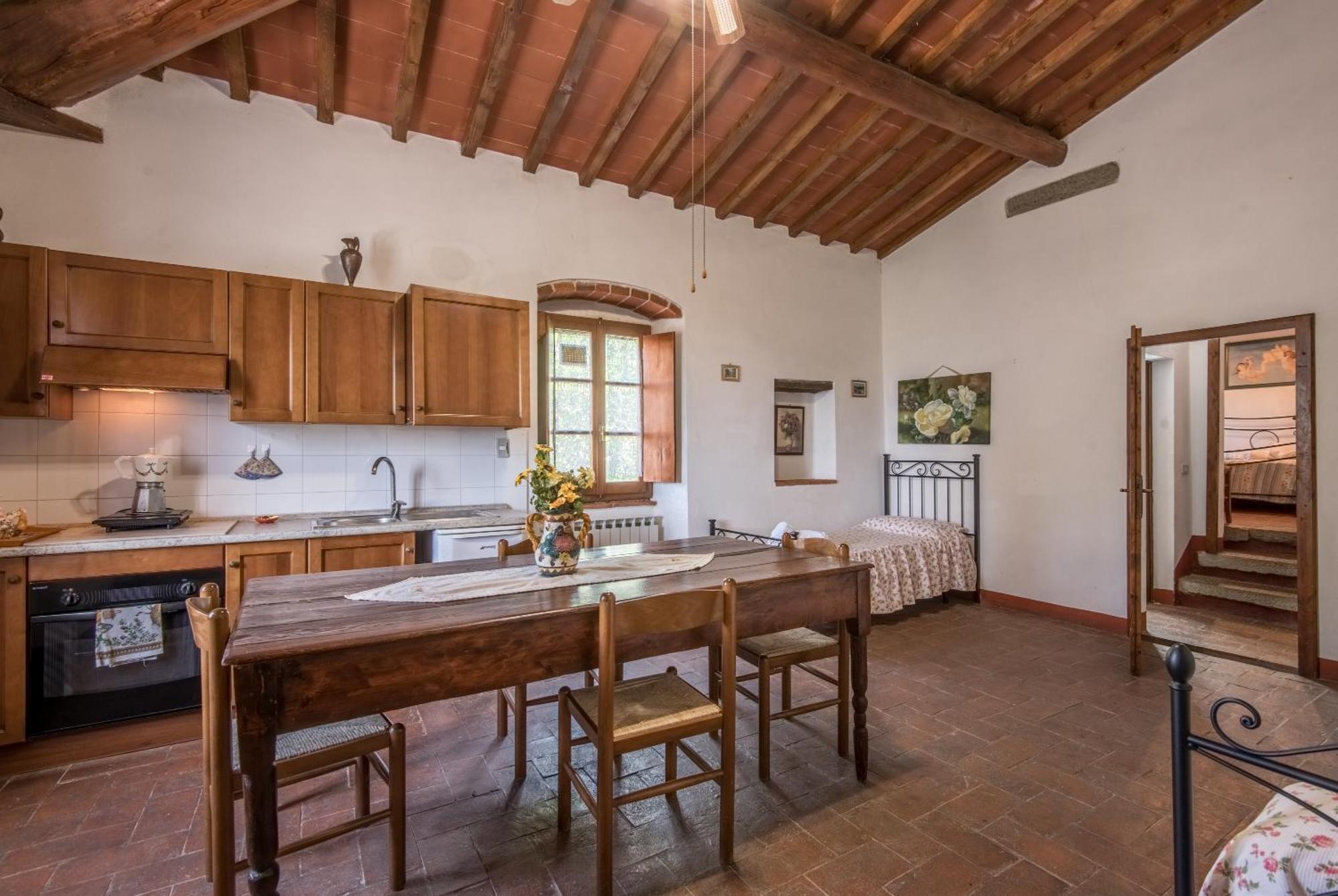 Poggio Primo - Bilocale Brando Villa Castiglion Fibocchi Bagian luar foto
