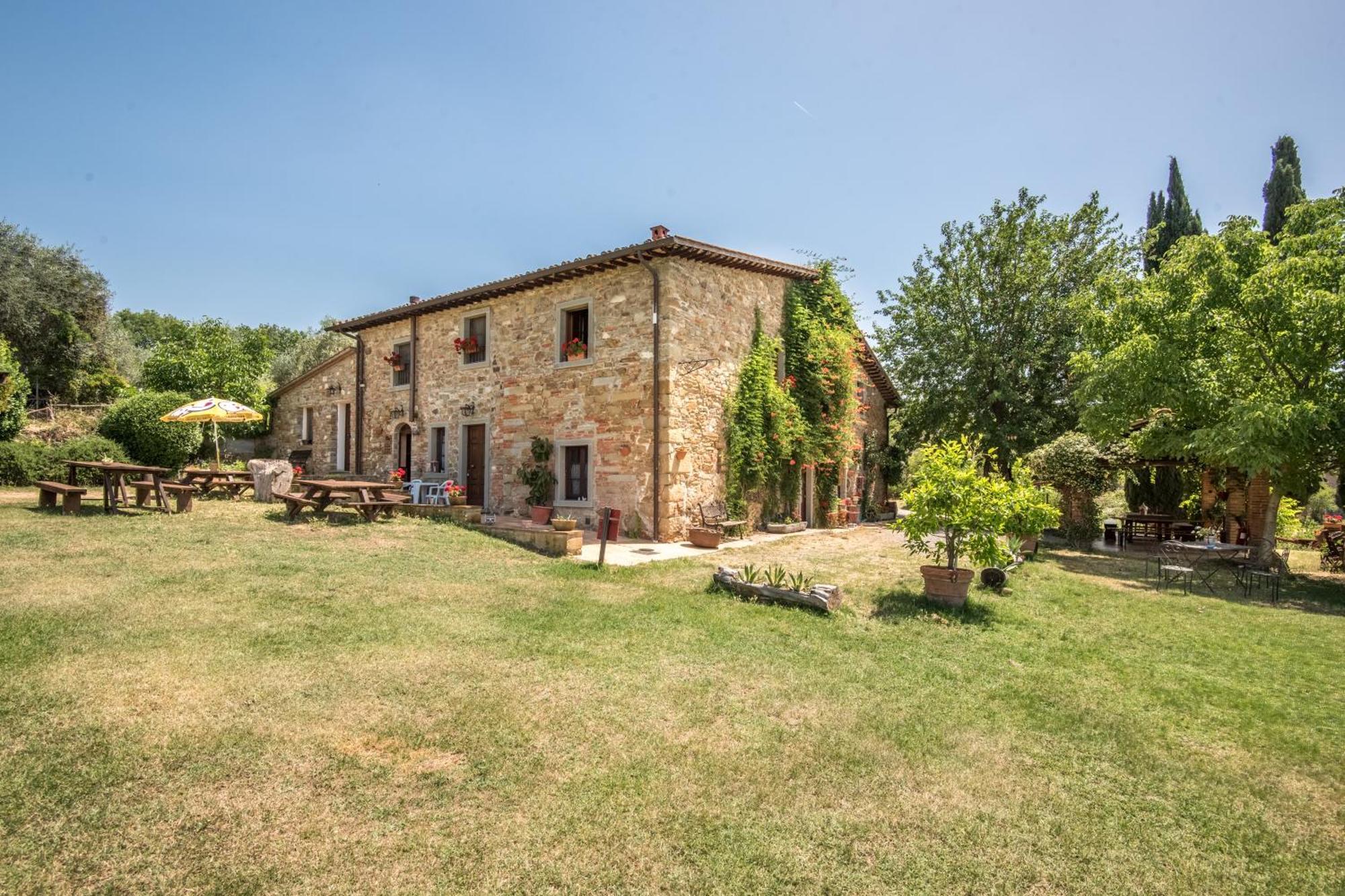 Poggio Primo - Bilocale Brando Villa Castiglion Fibocchi Bagian luar foto